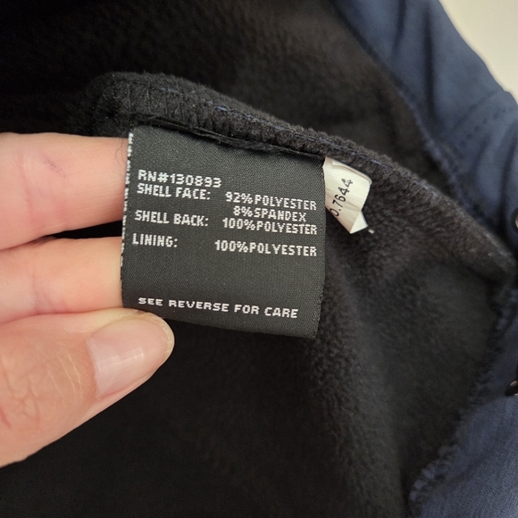 New Balance Navy and White Men's Jacket size Medium Casual Fall Softshell - Picture 6 of 7